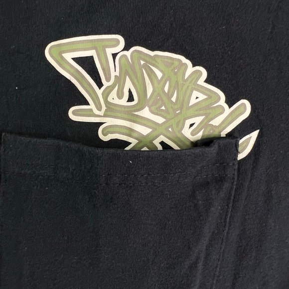 Forever 21 Graphic Pocket T Shirt Adult Size S Black - Picture 2 of 7